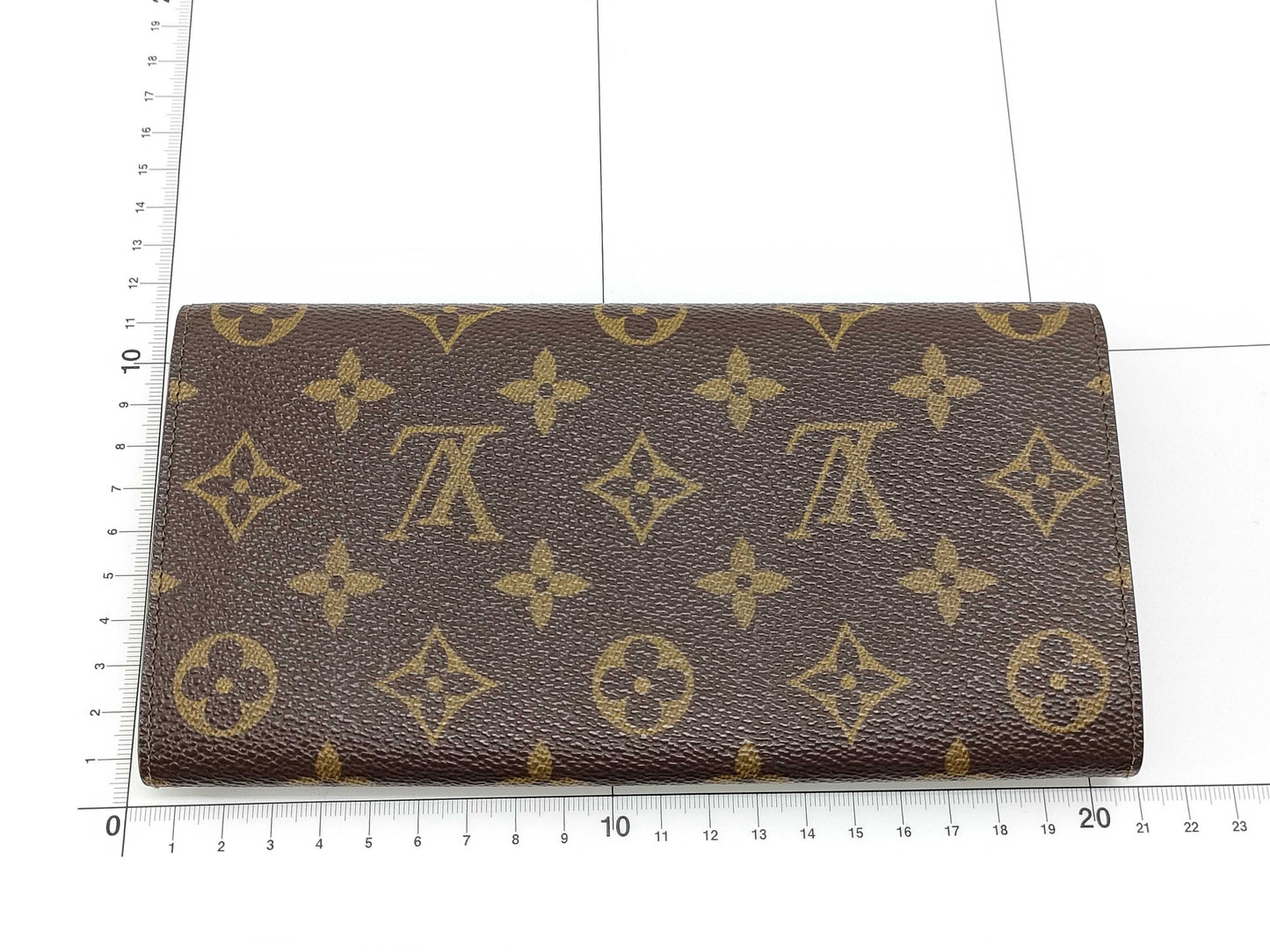 LOUIS VUITTON Monogram M61723 Porte Monnaie Credit Wallet