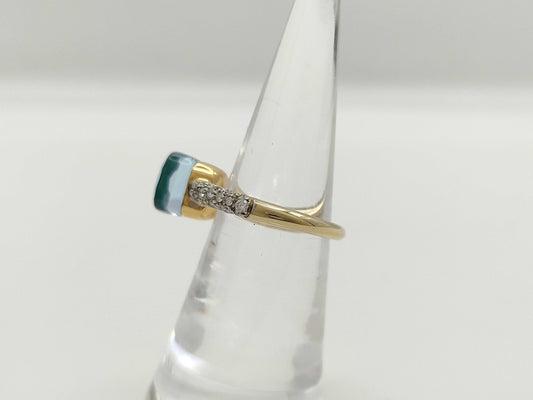 POMELLATO Nude #52 Colored Stone Diamond 750 5.5g Ring