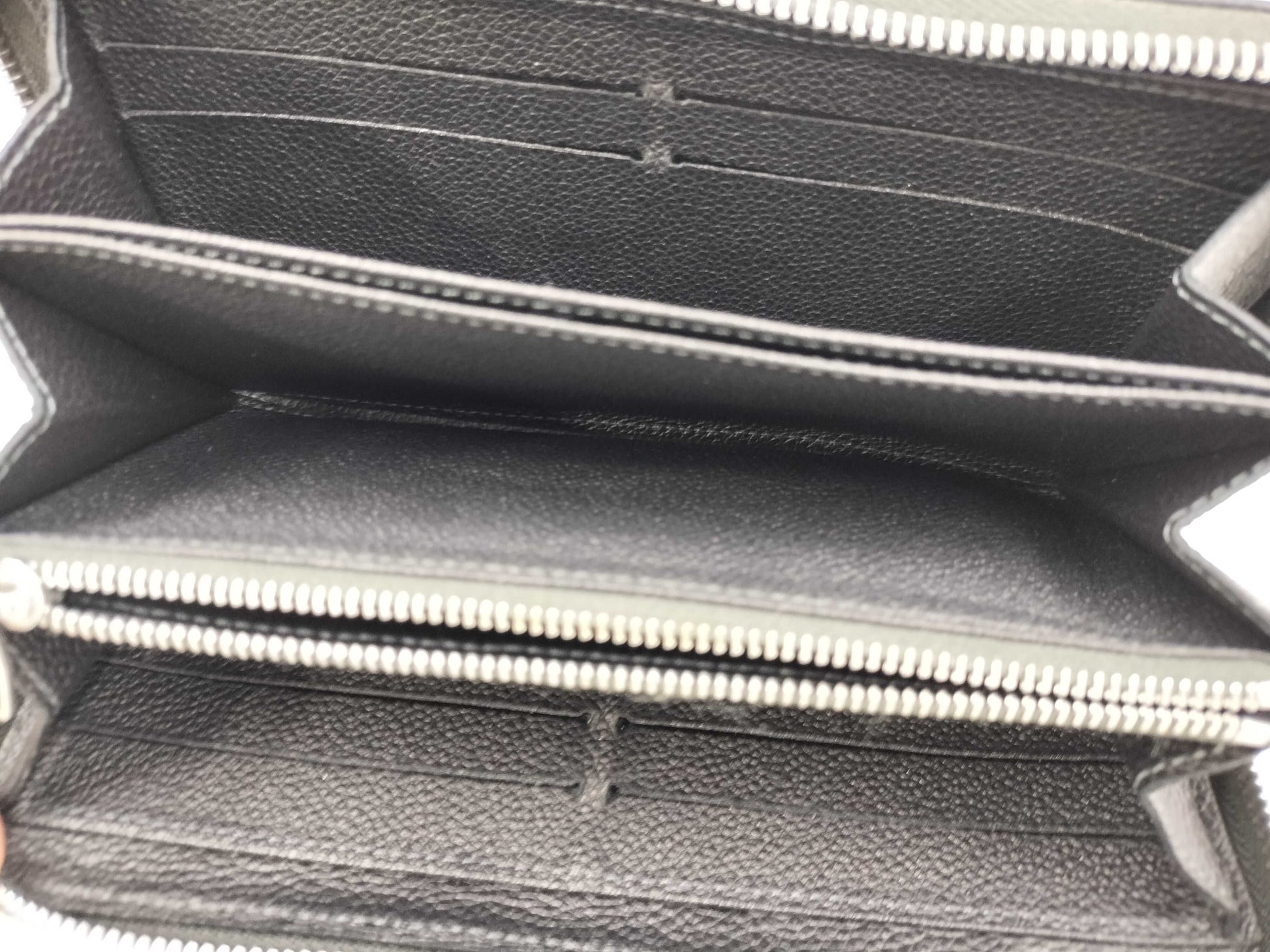 LOUIS VUITTON Monogram Empreinte M61442 Zippy Wallet with Studs