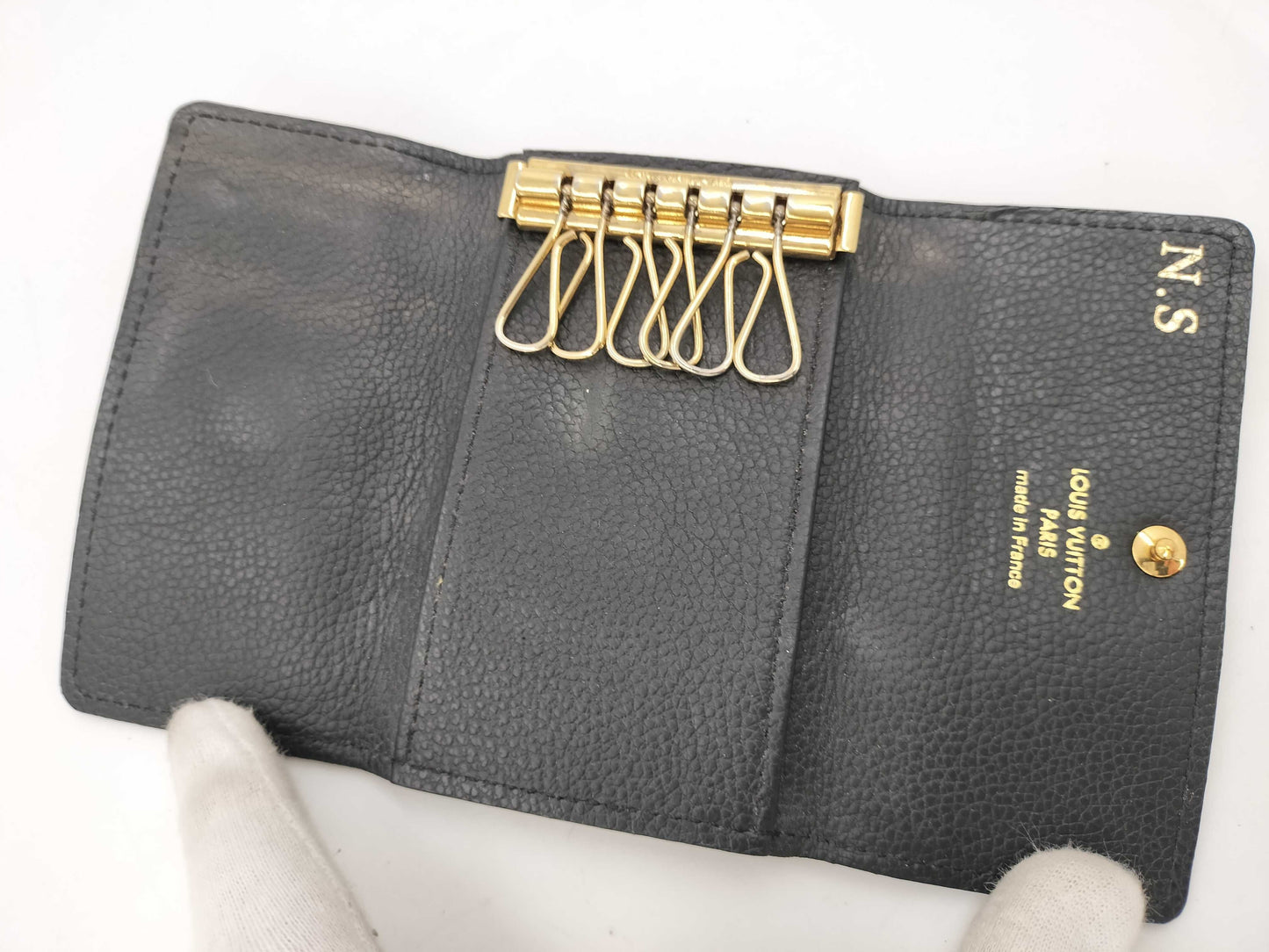 LOUIS VUITTON Empreinte Multicle 6 Initial Wallet