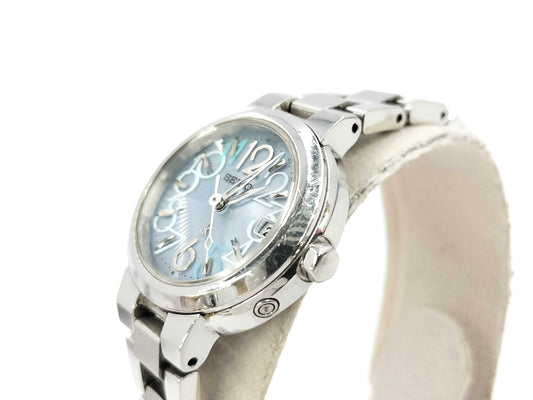 SEIKO 1B22-0AK0 Blue Dial Women's Watch