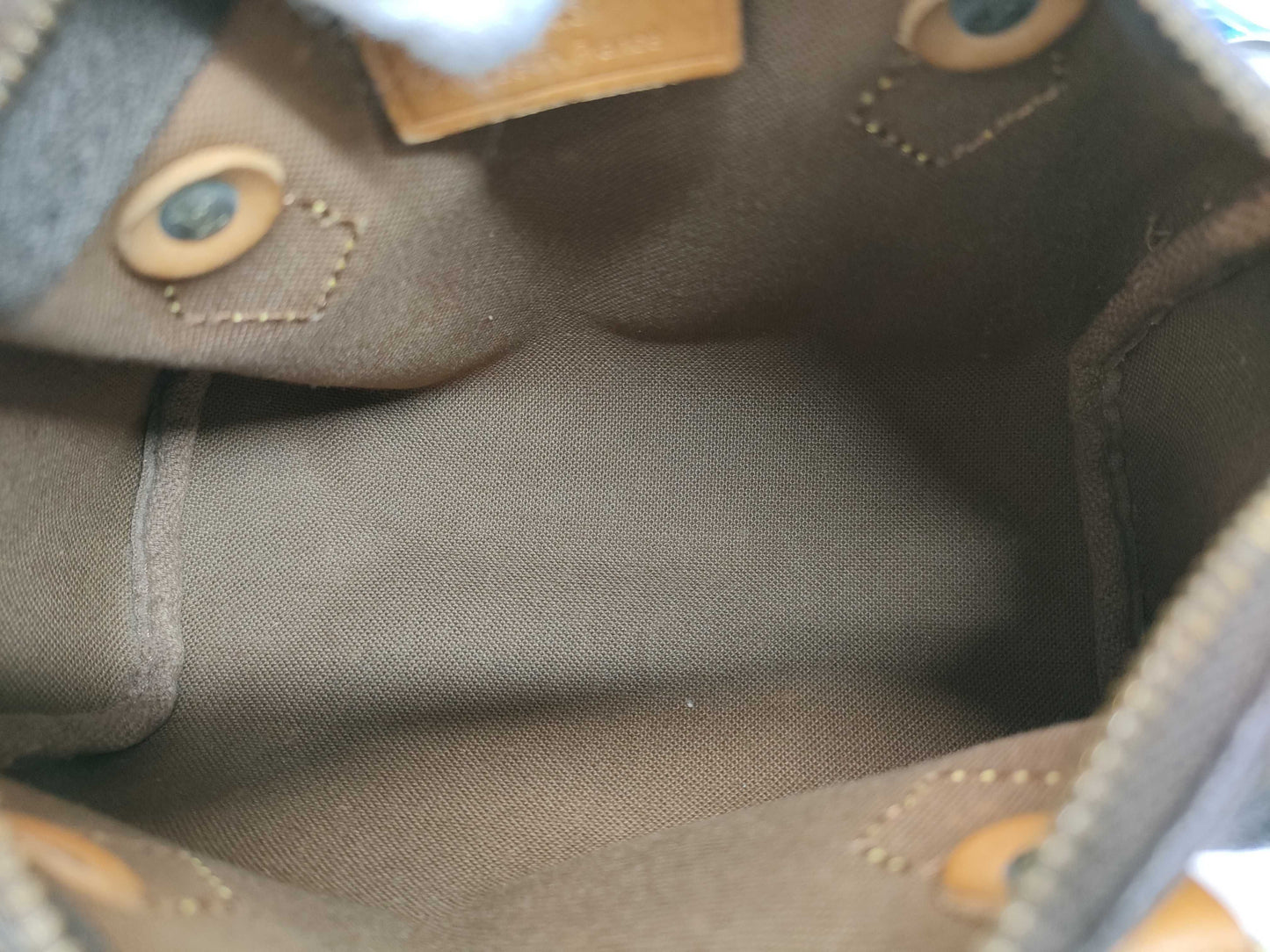 LOUIS VUITTON Monogram Nano Speedy Handbag