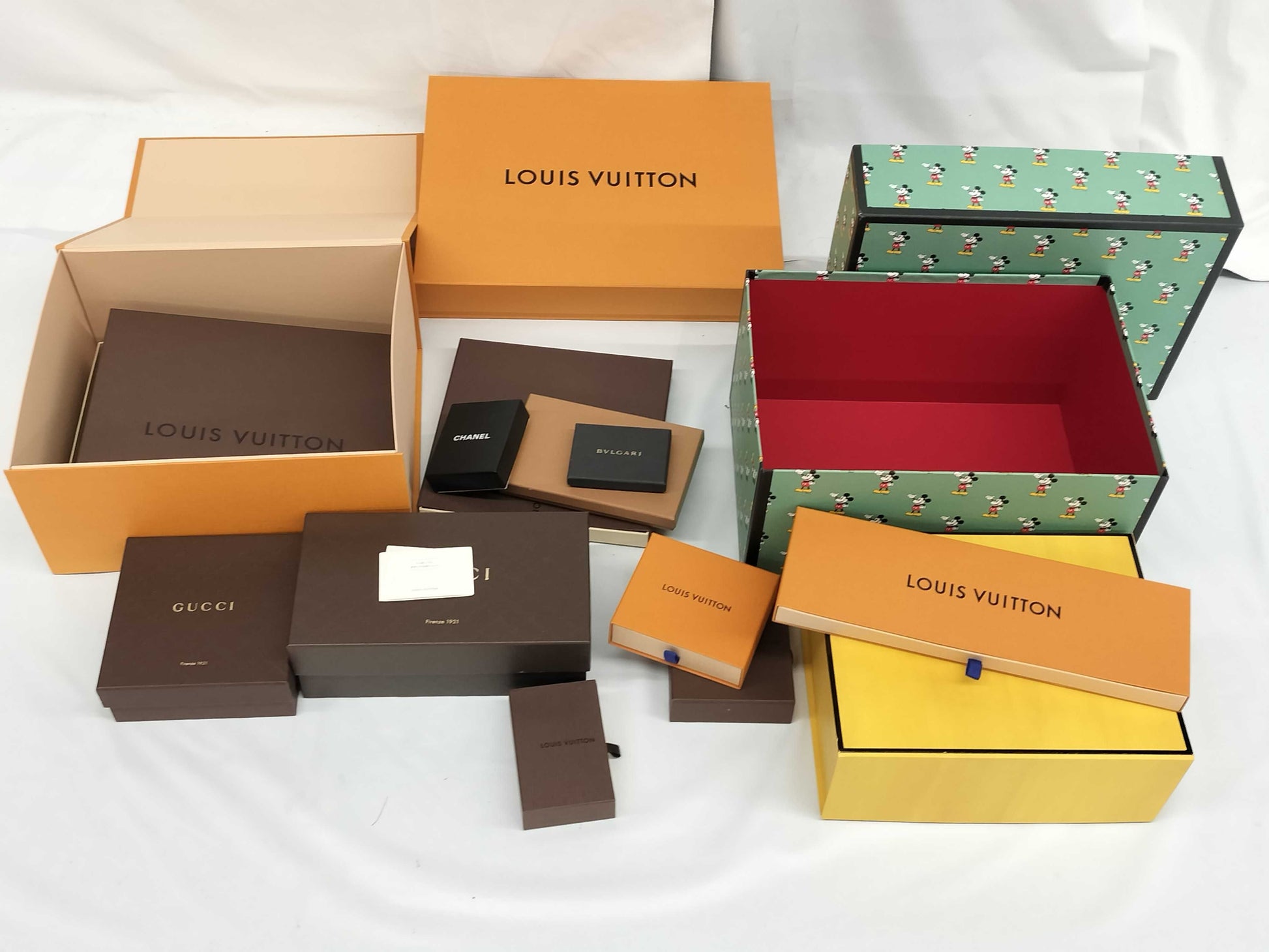 Fendi/Gucci Empty Box, Large, 1 Box, Brand Empty Box Bundle