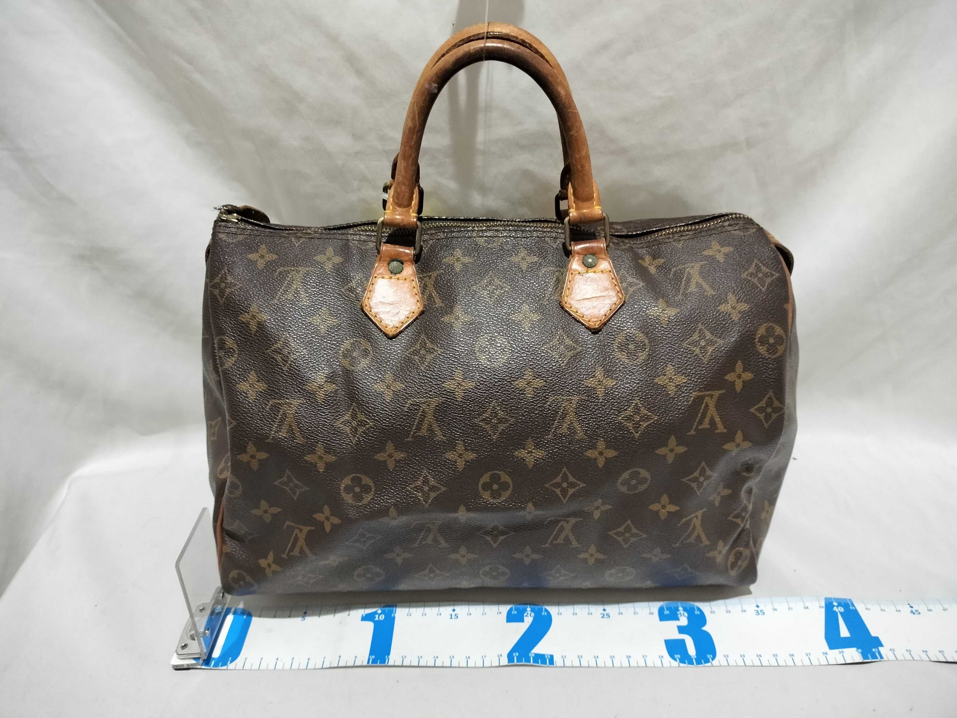 LOUIS VUITTON Monogram MM41107 Speedy 35 Boston Bag