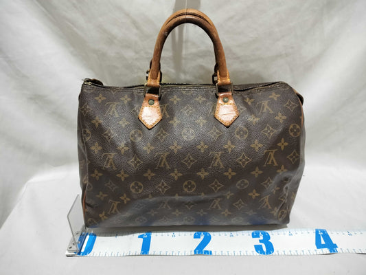 LOUIS VUITTON Monogram MM41107 Speedy 35 Boston Bag