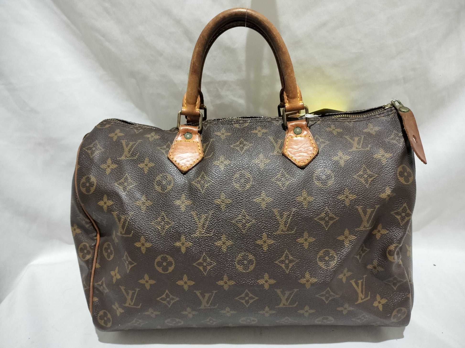 LOUIS VUITTON Monogram MM41107 Speedy 35 Boston Bag