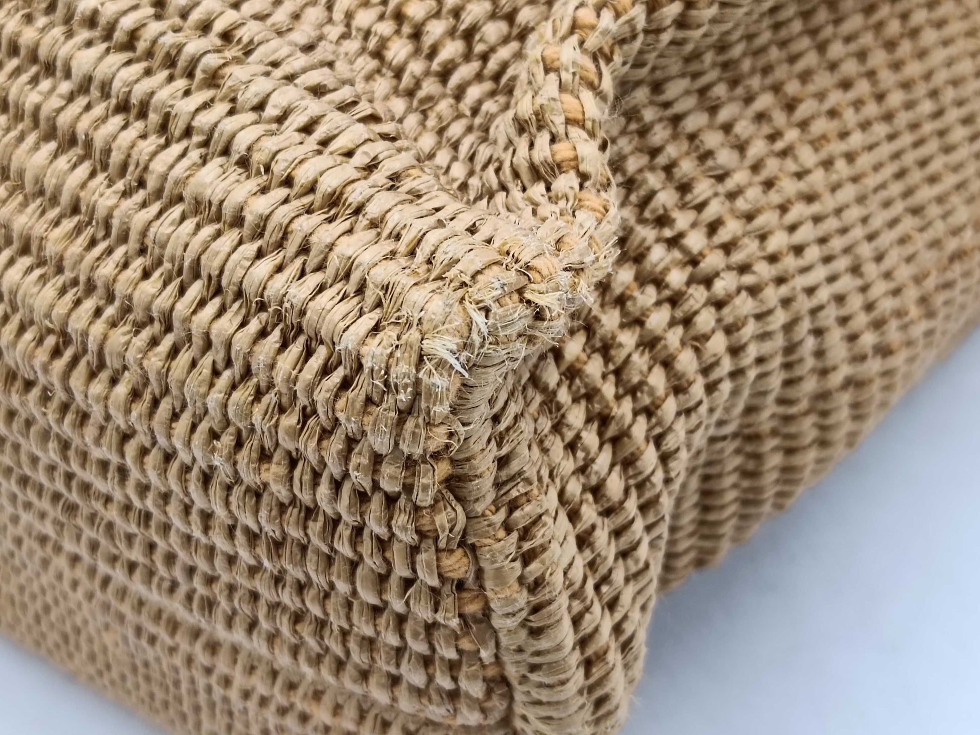 MARNI Raffia x Canvas 2-Way Tote Shoulder Bag