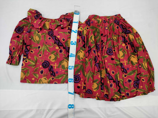 Yves Saint Laurent Set Botanical All-Over Print Other Apparel