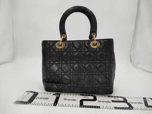 Dior Lady Dior Lambskin Handbag