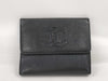 CHANEL Caviar Skin Coco Mark Bifold Wallet