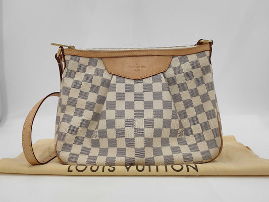 LOUIS VUITTON Damier Azur N41113 Shoulder Bag