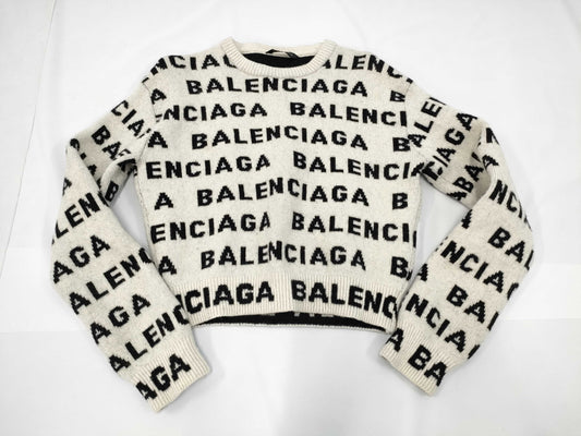 BALENCIAGA Logo Sweater Top