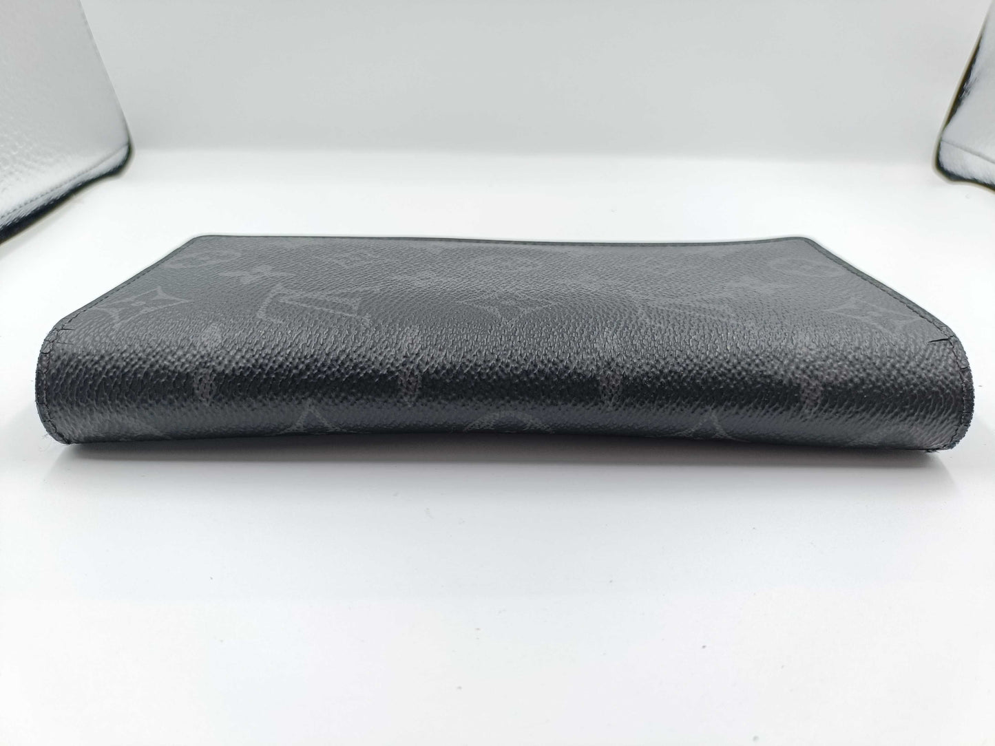 LOUIS VUITTON Monogram Eclipse Portefeuille Brazza Wallet