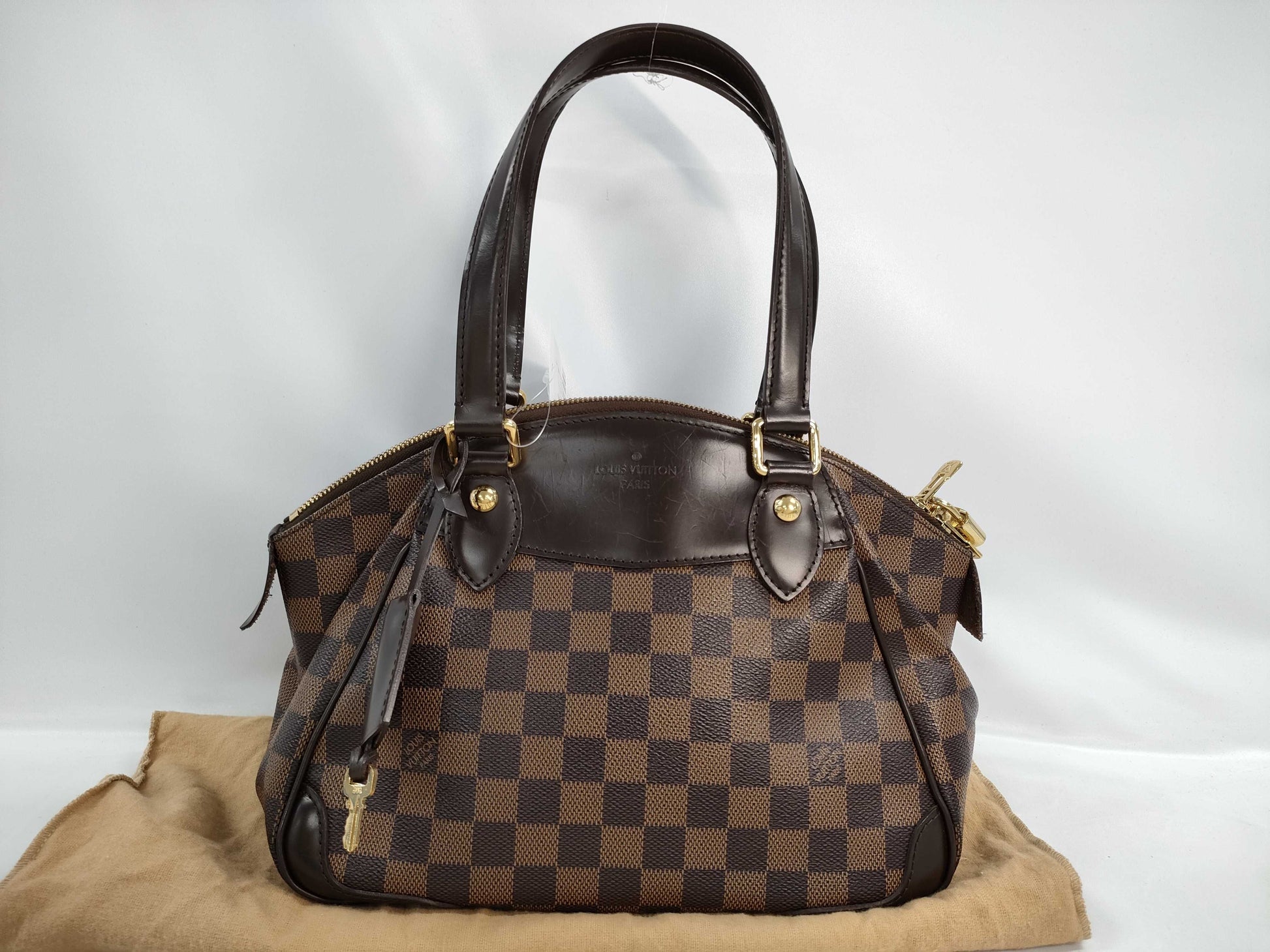 LOUIS VUITTON Damier Verona PM N41117 Handbag