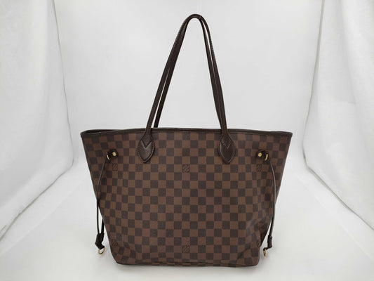 LOUIS VUITTON Damier N51105 Neverfull MM Tote Bag