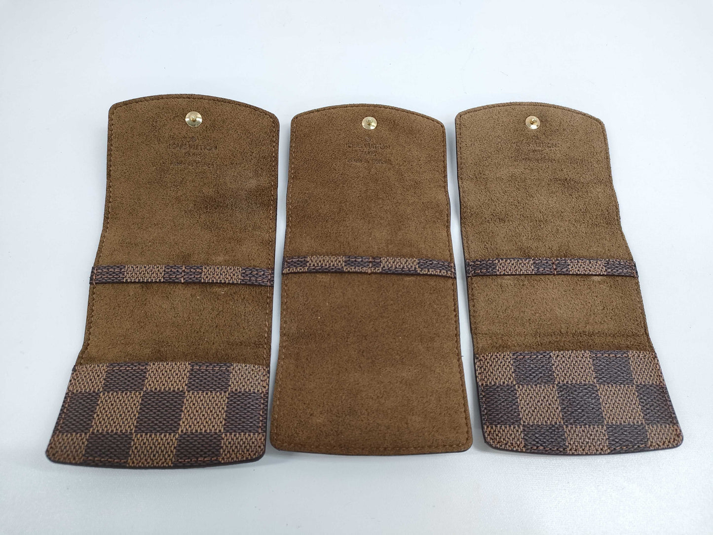 LOUIS VUITTON Damier Cufflink Case *3 Other Accessories