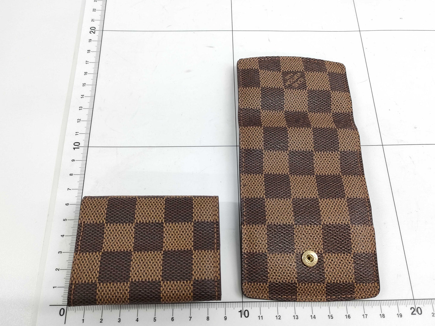 LOUIS VUITTON Damier Cufflink Case *3 Other Accessories
