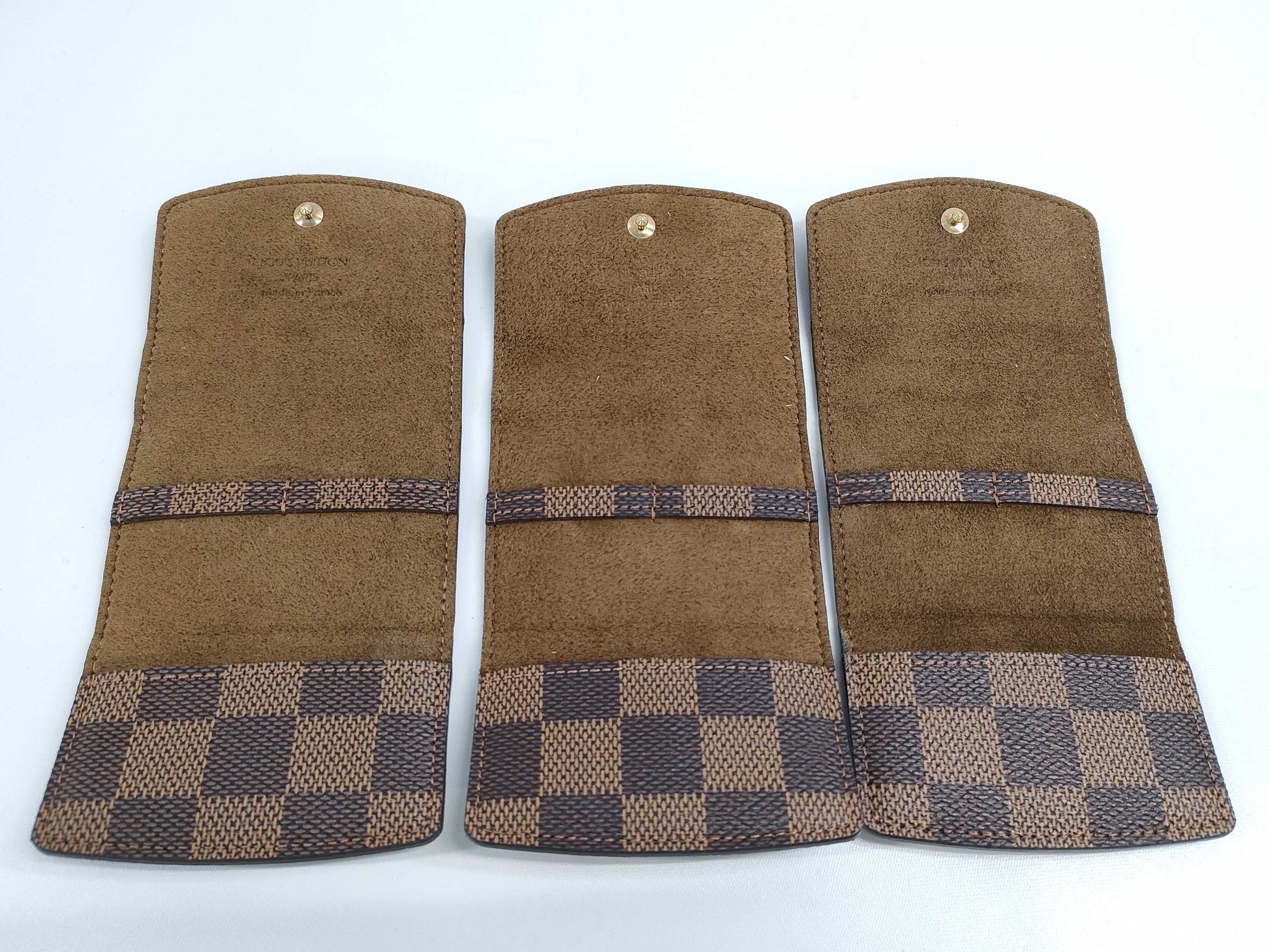 LOUIS VUITTON Damier Cufflink Case *3 Other Accessories