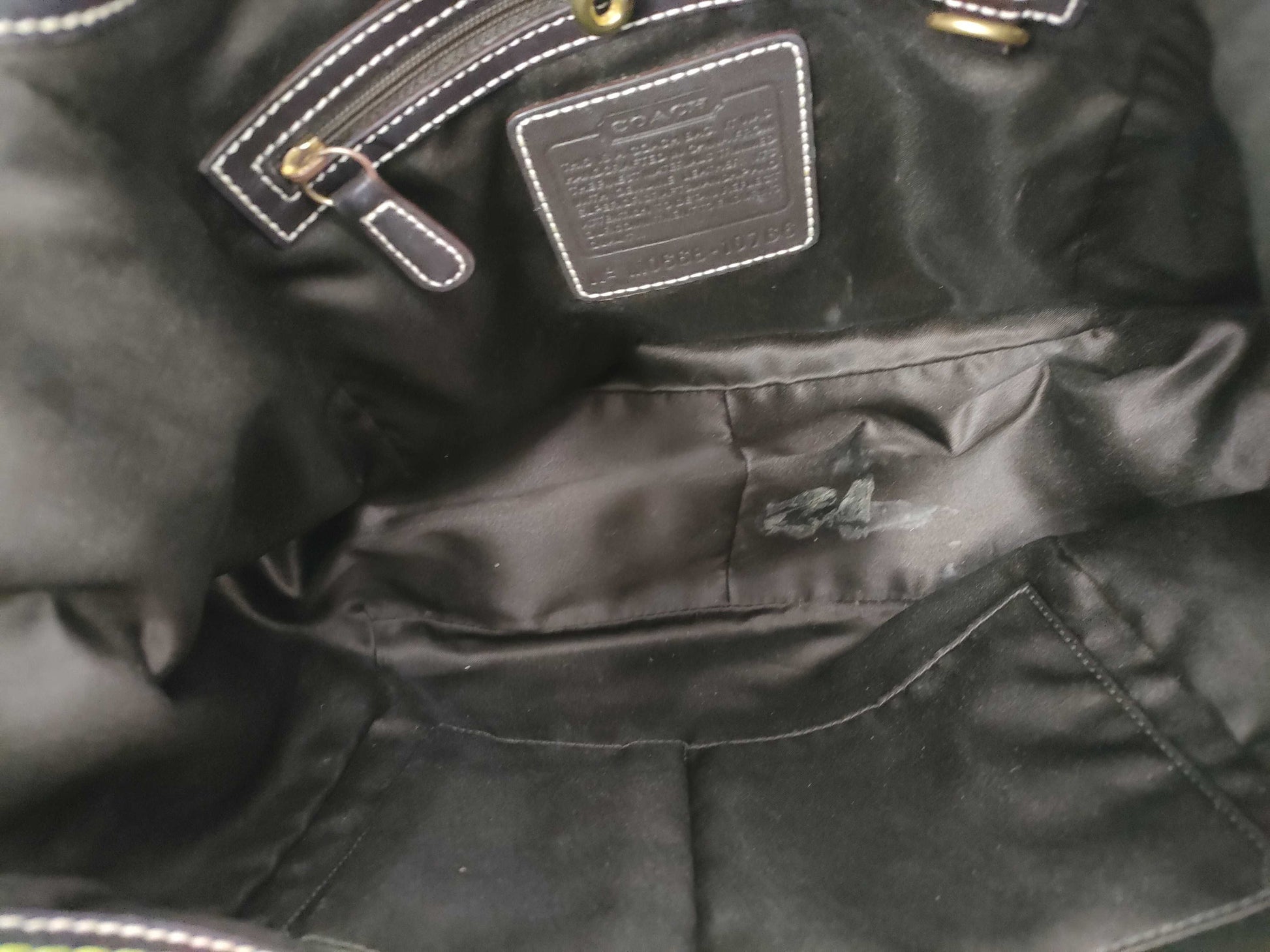 5 COACH signature tote bags and other bags