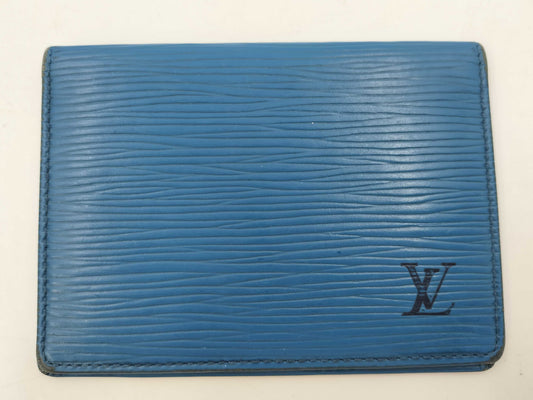 LOUIS VUITTON Epi Porte 2 Cult Vertical Card Case, Pass Case, Business Card Holder