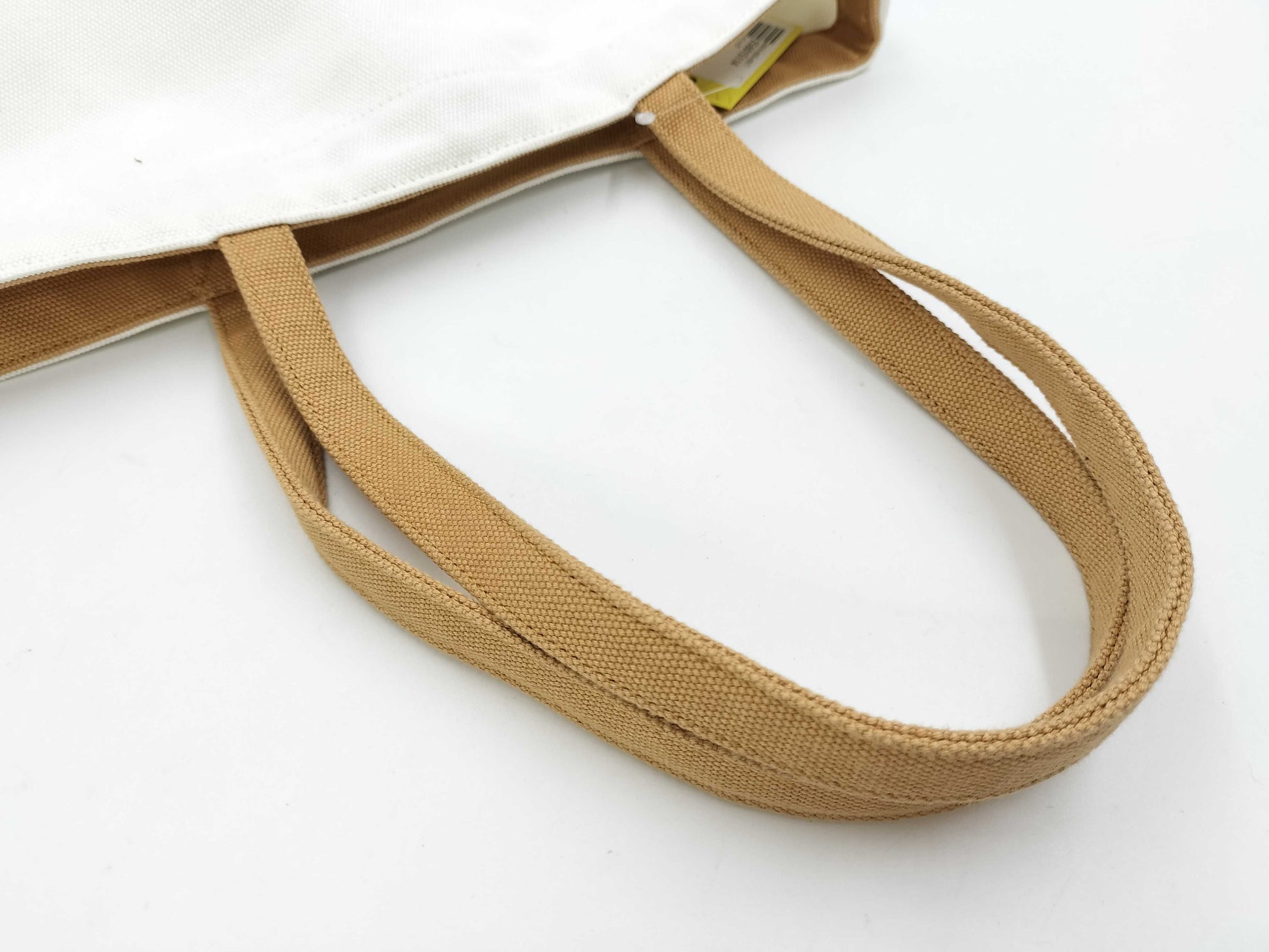 LOUIS VUITTON White Canvas Tote Bag, Fondation Museum Limited Edition