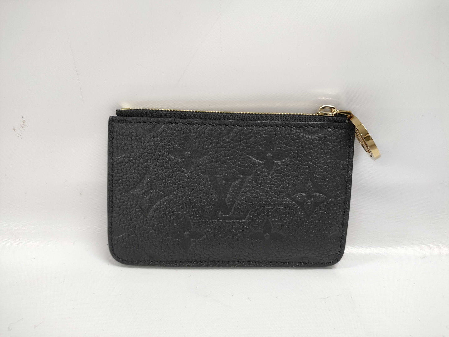LOUIS VUITTON Monogram Empreinte Porte Carte Romy Card Case, Pass Case, Business Card Case