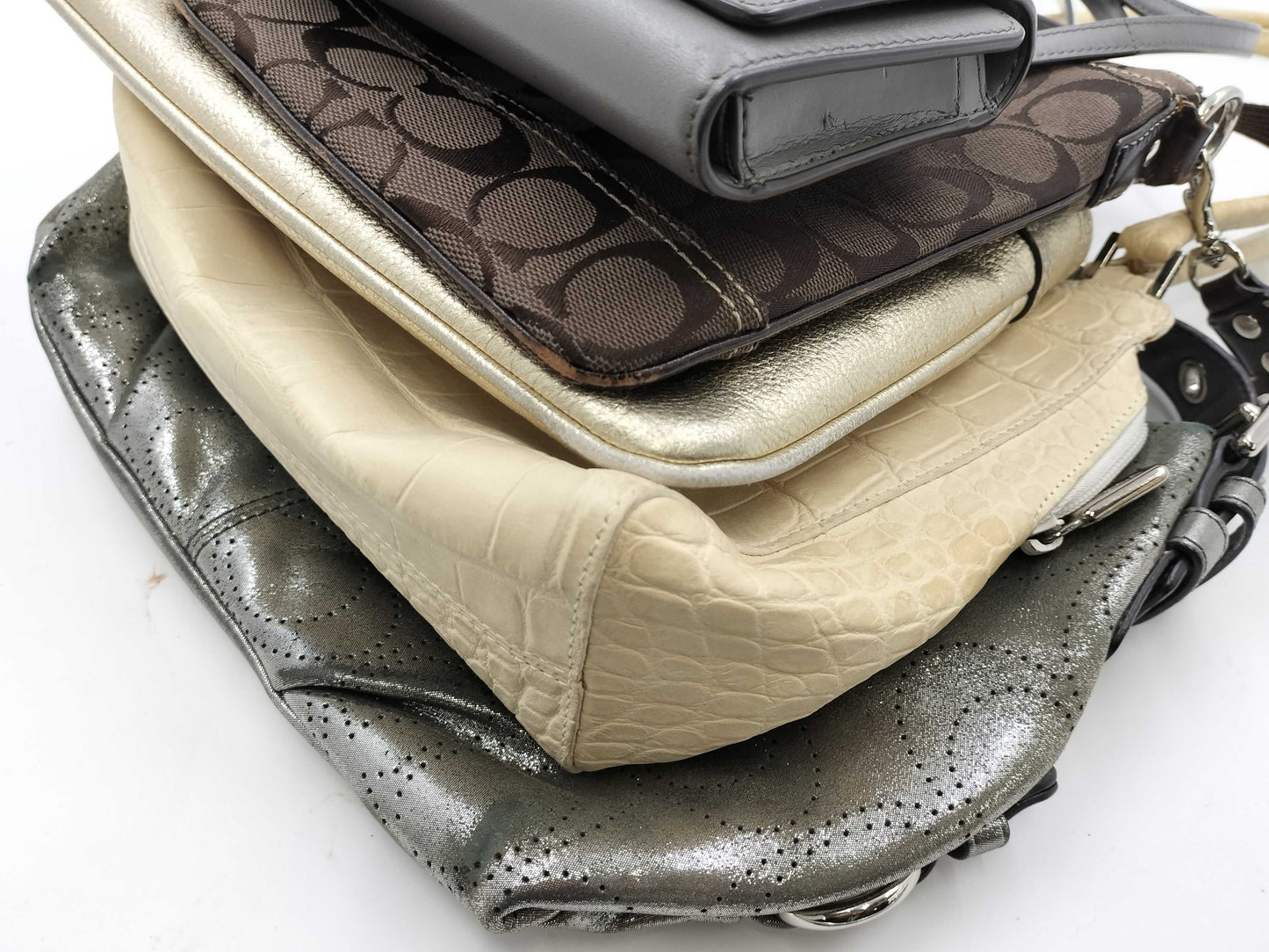 COACH Patent/Shoulder Wallet Set Bag