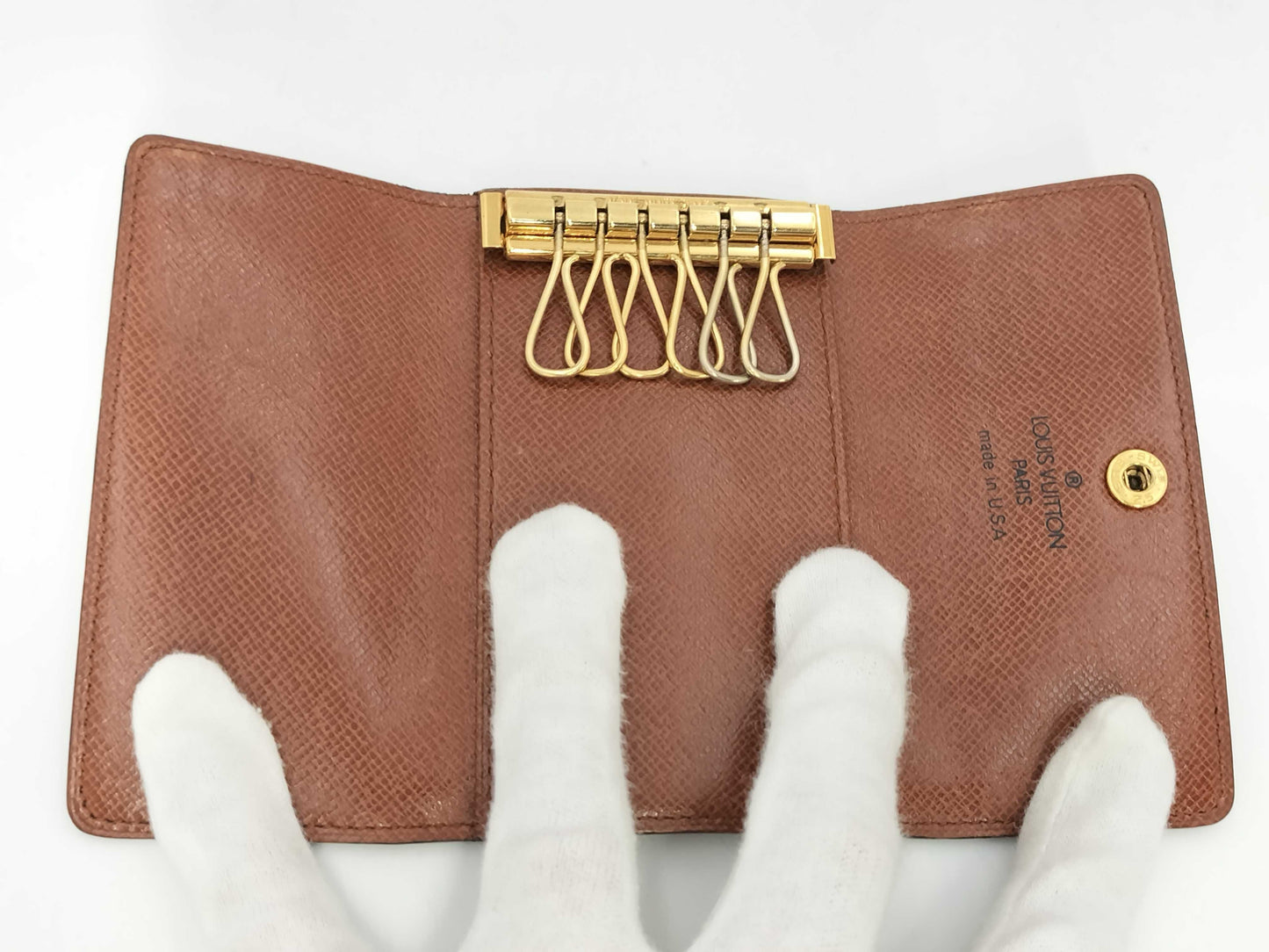 LOUIS VUITTON Monogram 6-Key Case M62630 Multicle USA Wallet