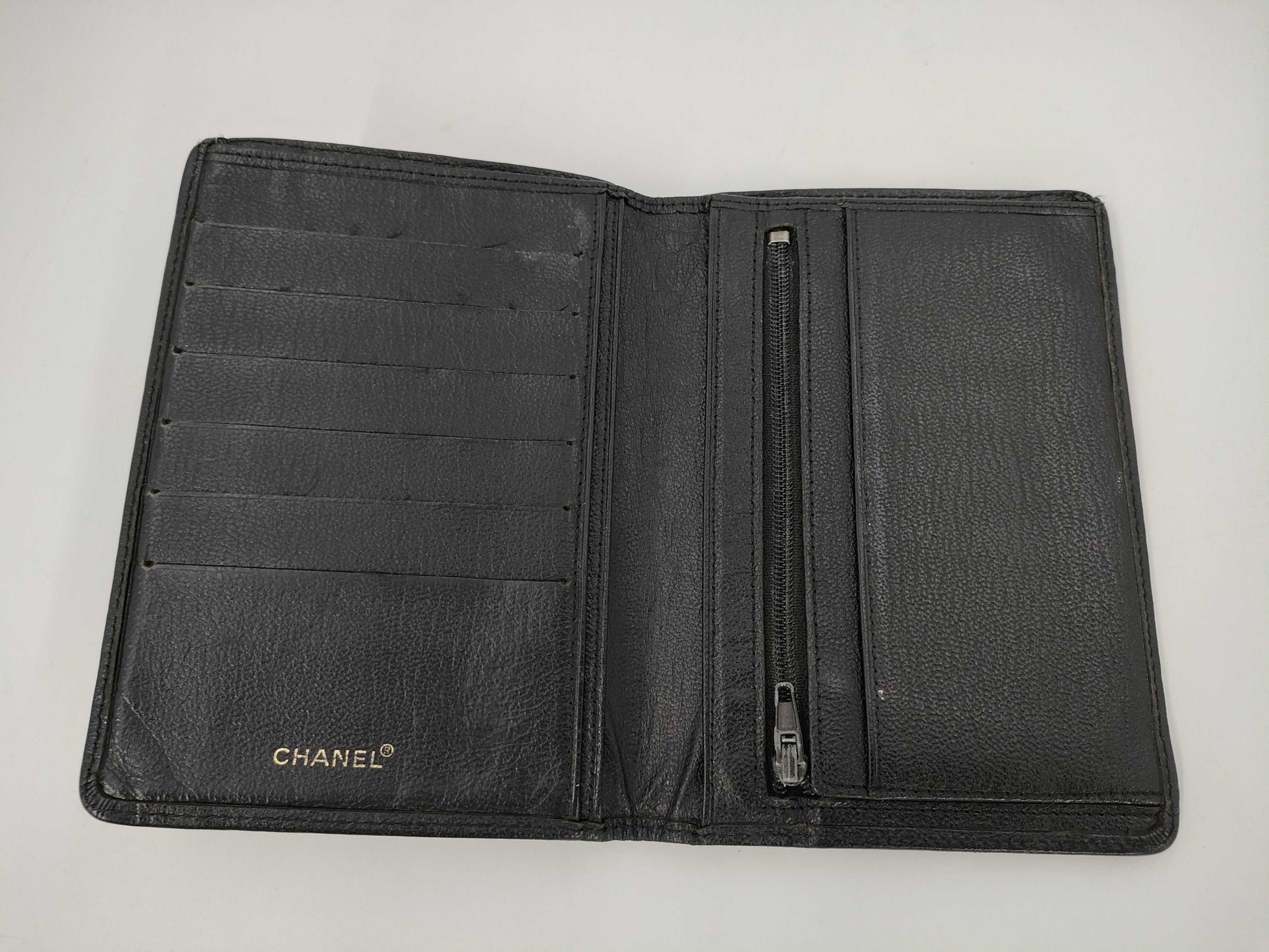 CHANEL Leather Card Case, Card Case, Pass Case, Business Card Case