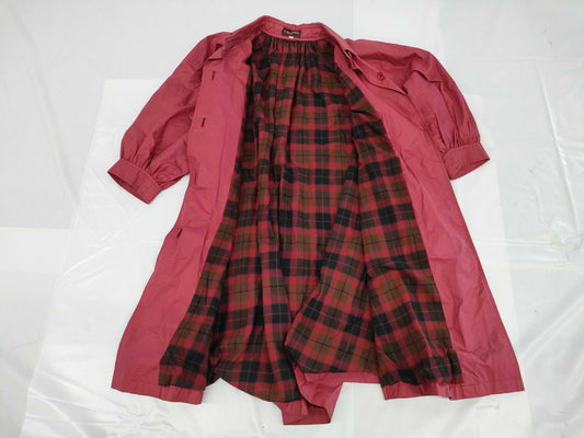 Yves Saint Laurent Red Jumper Coat