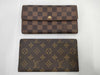 LOUIS VUITTON Damier Portefeuille Sarah/Monogram Billfold Wallet