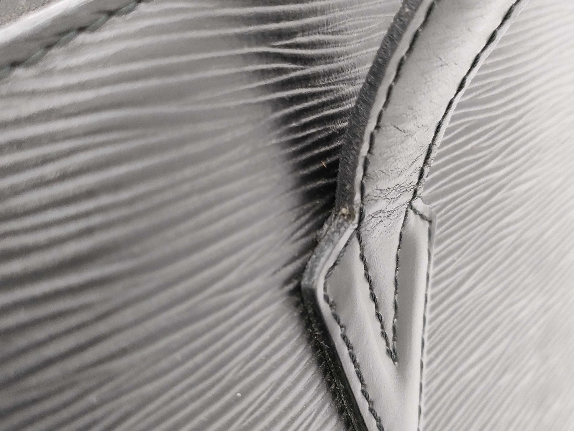 LOUIS VUITTON Epi Saint-Jacques Hand Black Shoulder Bag