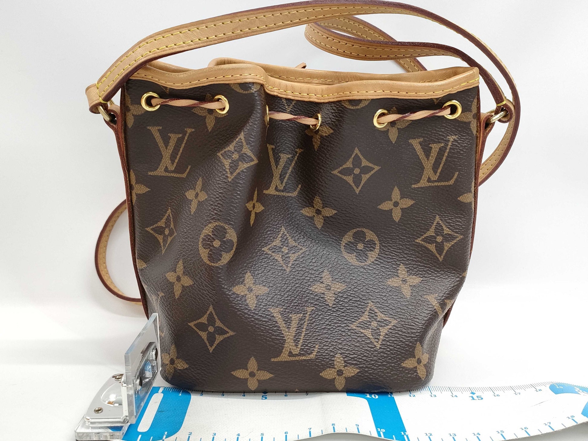 LOUIS VUITTON Monogram Nano Noe Shoulder Bag