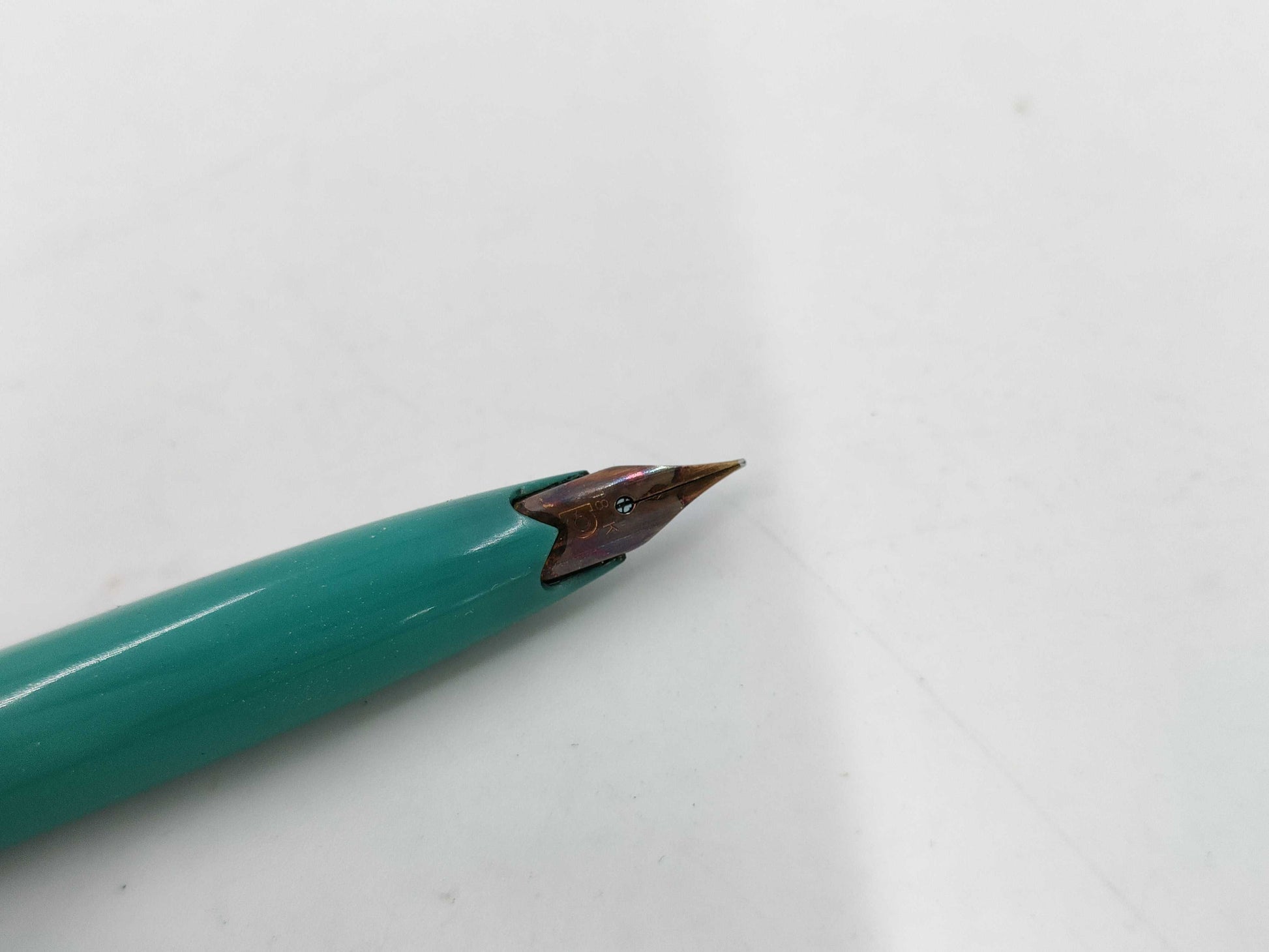 Montblanc Metal Rubber / Platinum 18k 2-piece pen/fountain pen