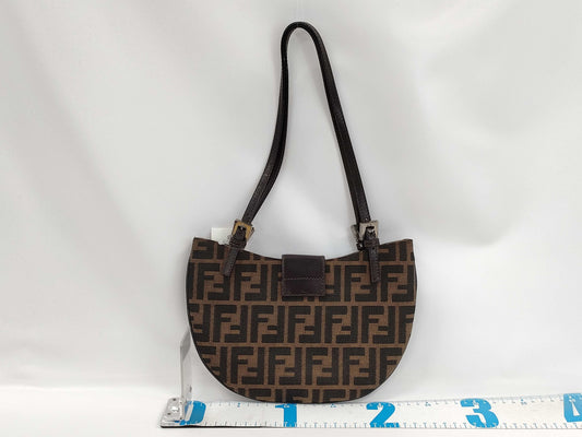 FENDI Zucca Croissant Pouch