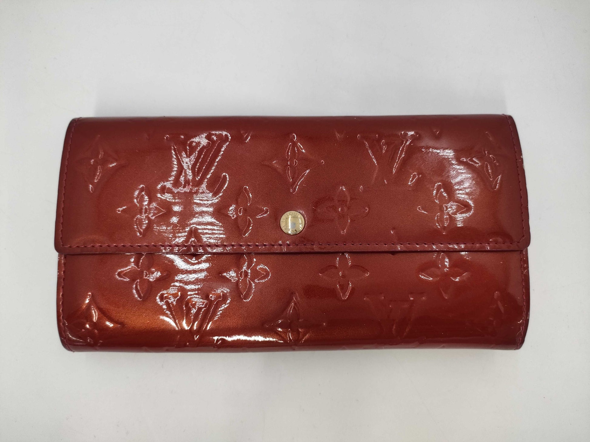 LOUIS VUITTON Vernis Sarah Portefeuille Wallet