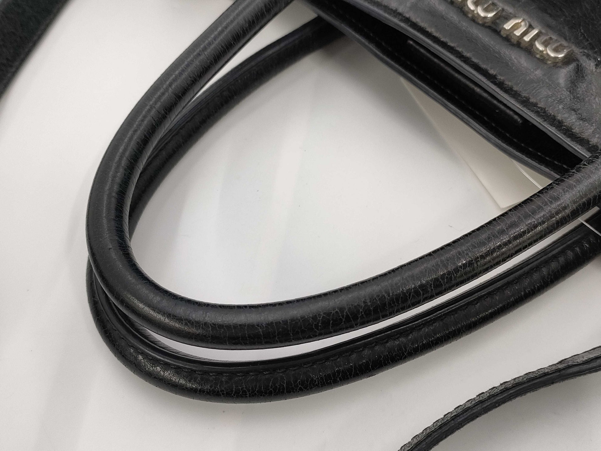 Miu Miu Leather 2-Way Tote Bag