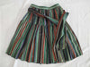Yves Saint Laurent Skirt 100% Wool Multi Stripe Skirt