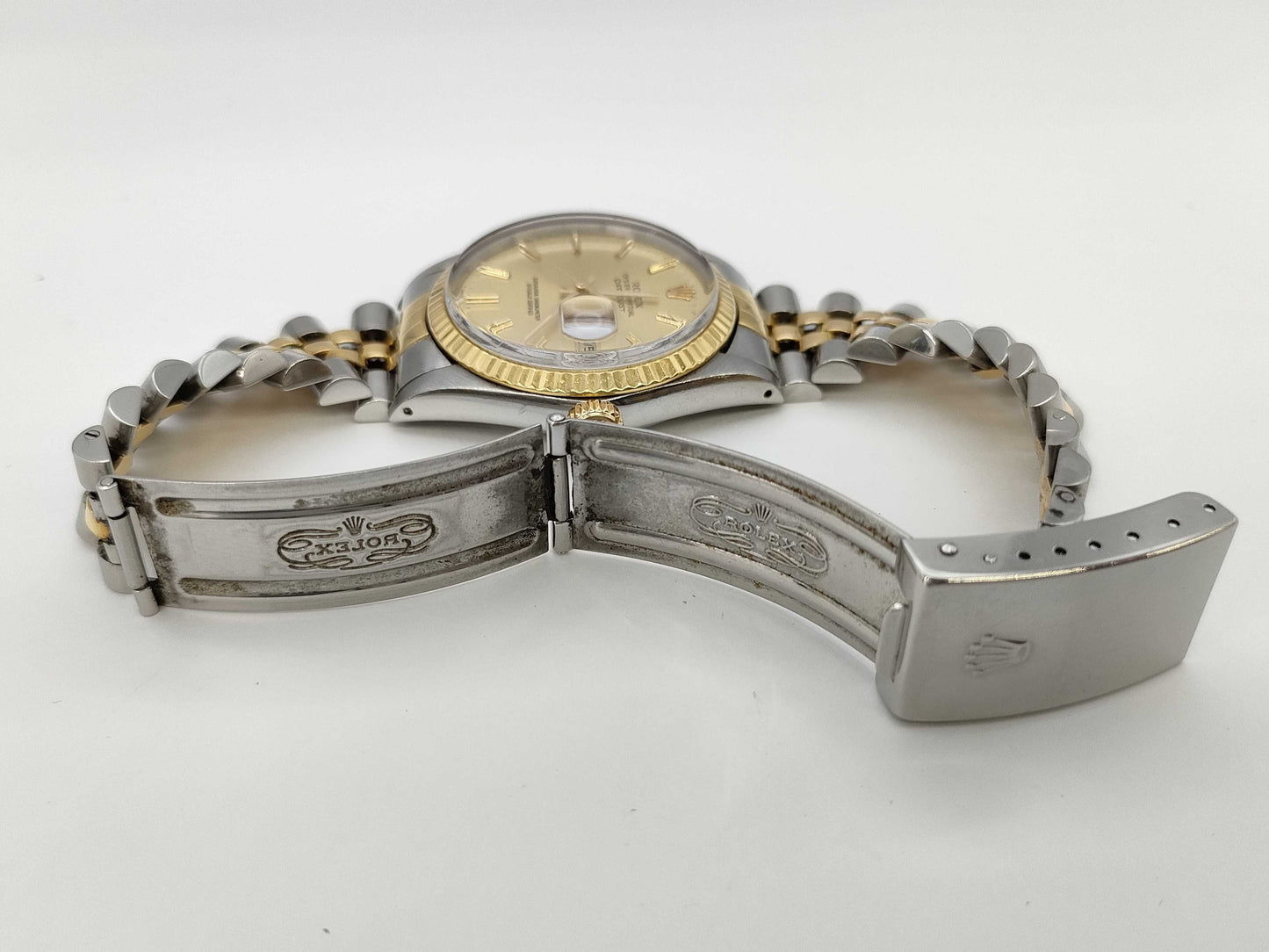 ROLEX 16013 9496463 Champagne Dial Boys' Watch