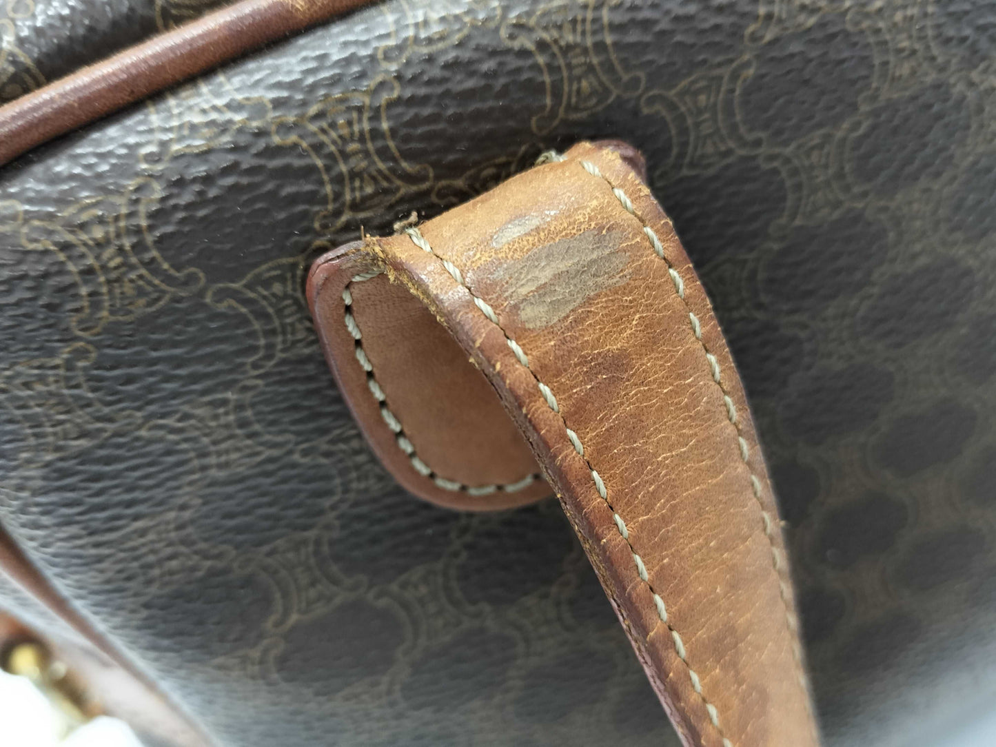 CELINE Macadam Shoulder Bag Handbag