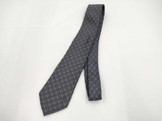 LOUIS VUITTON Gray Blue Tie