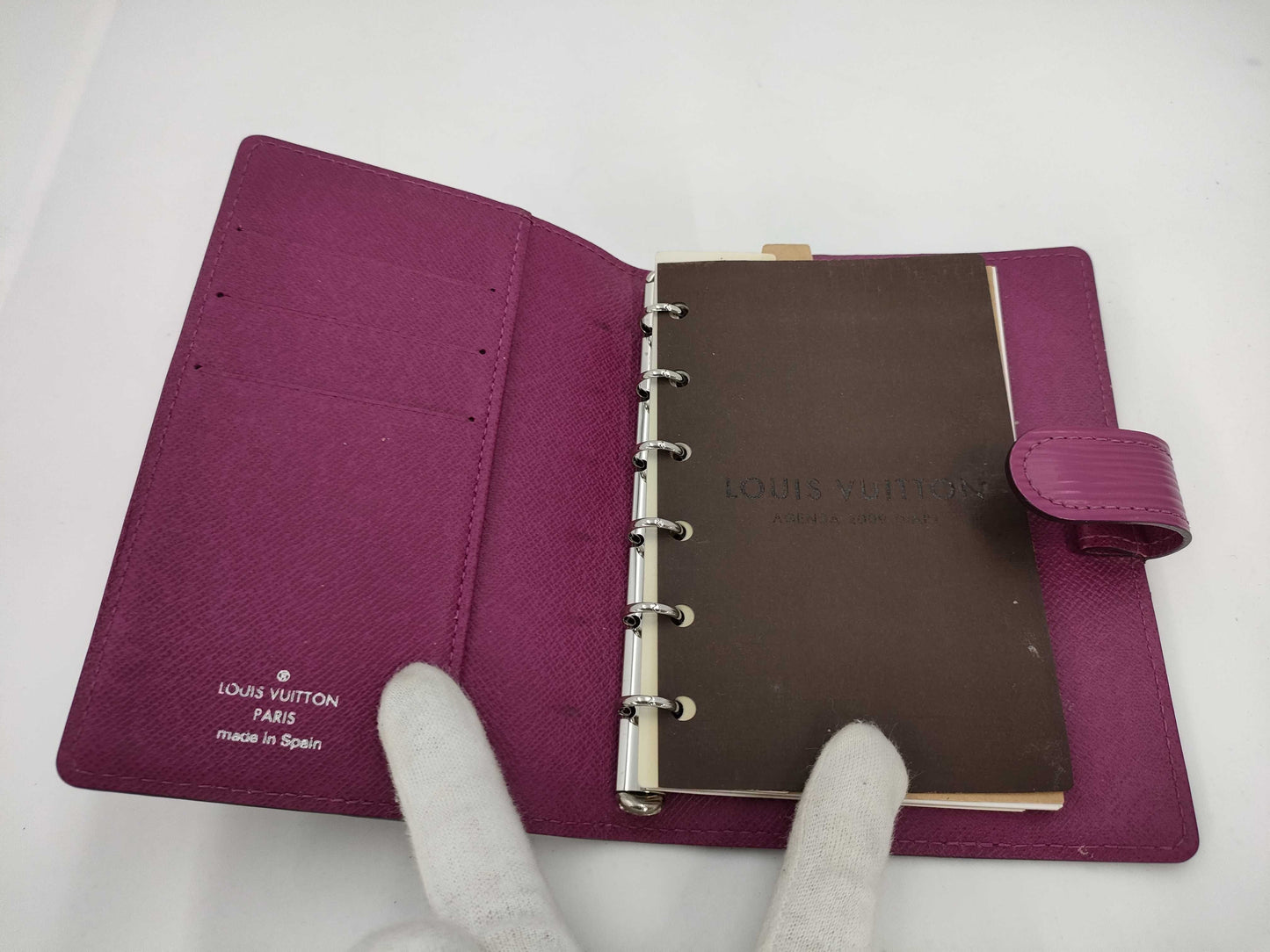 LOUIS VUITTON Epi Agenda PM Notebook Cover