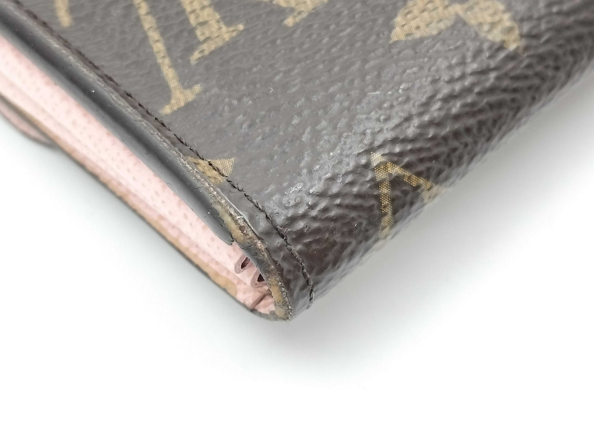 LOUIS VUITTON Monogram Porte Monnaie Rosalie Pink Coin Case