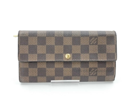 LOUIS VUITTON Damier Portefeuille Sarah Wallet