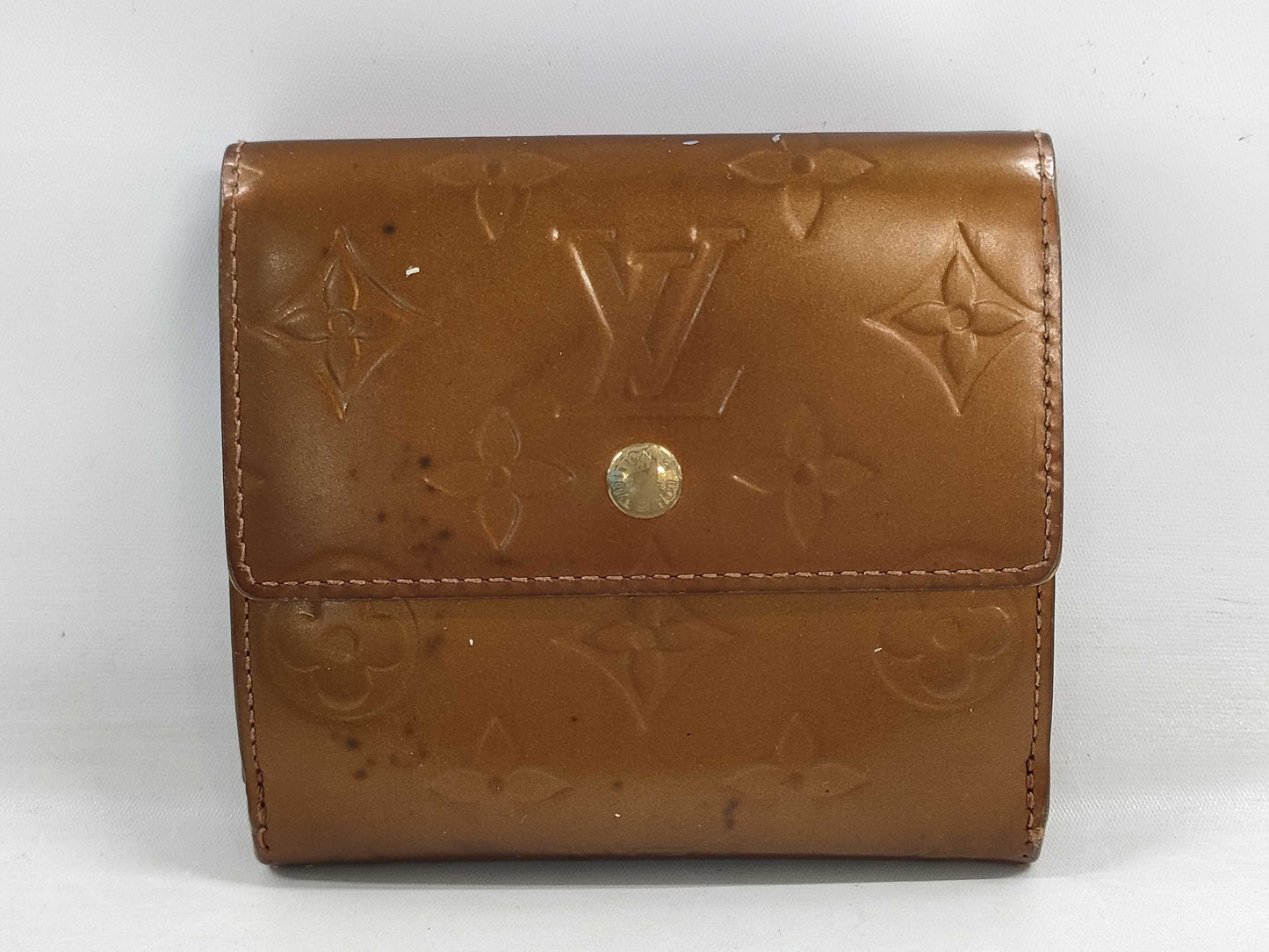 LOUIS VUITTON Vernis Double Compact Wallet