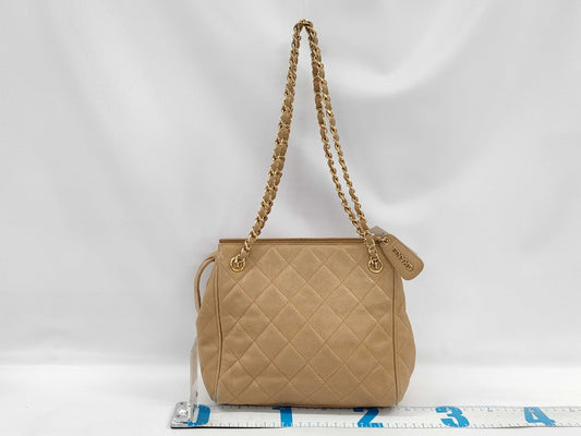 CHANEL Caviar Skin Chain Shoulder Bag, Bottom Coco, No. 3
