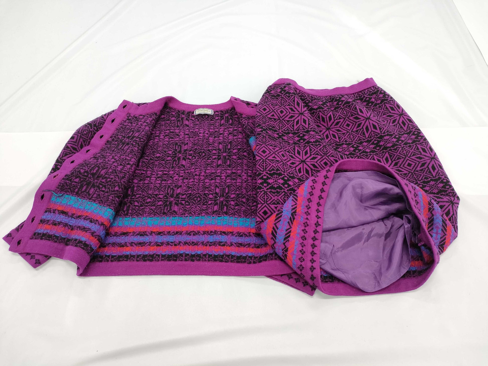 Yves Saint Laurent YSL Knit Set Pink Other Apparel