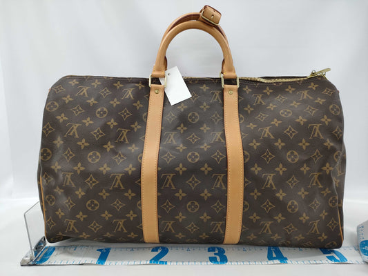 LOUIS VUITTON Monogram M41416 Keepall Bandouliere 50 Boston Bag