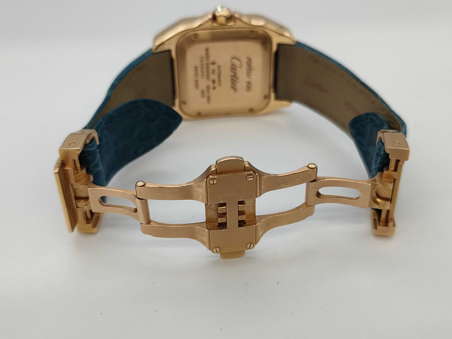 Cartier Santos 100mm WM502151 2879 112386MX Automatic 18K Gold Boys' Watch