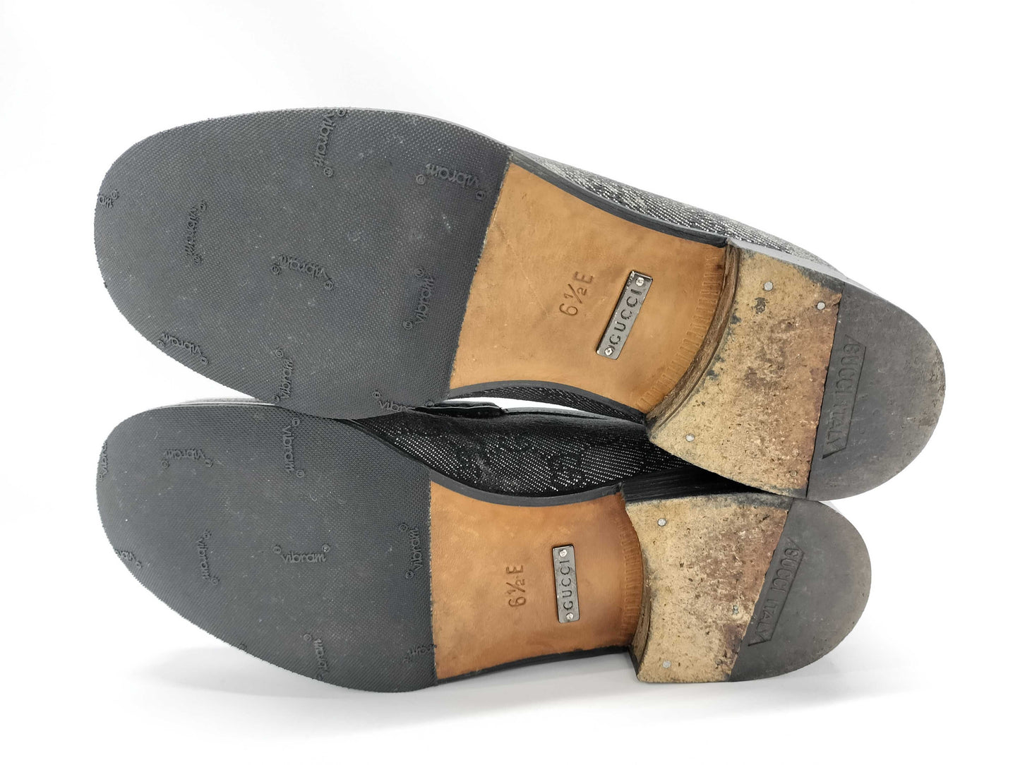 GUCCI GG Canvas Horsebit Pumps